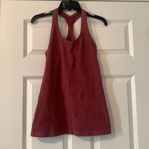 Lululmon long racerback, EUC size 6